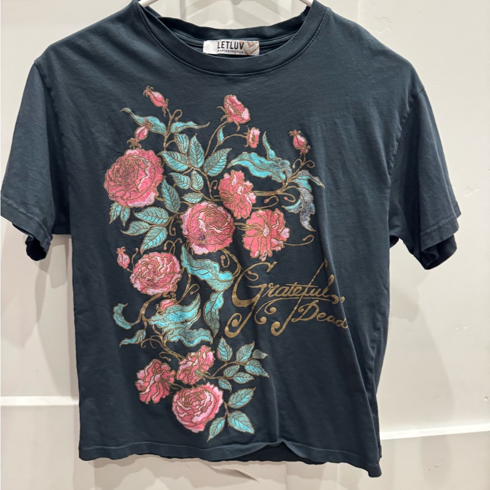Letluv Black Grayeful Dead Tee